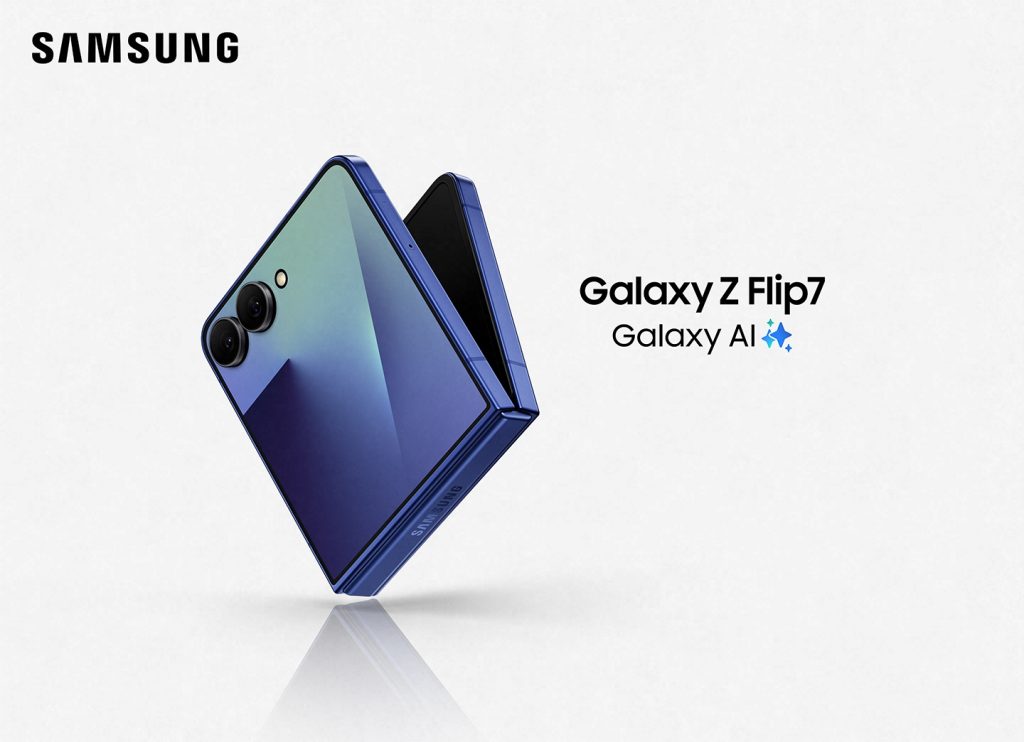 Samsung Galaxy Z Flip7: Potente dispositivo IA de bolsillo con la nueva FlexWindow de borde a borde