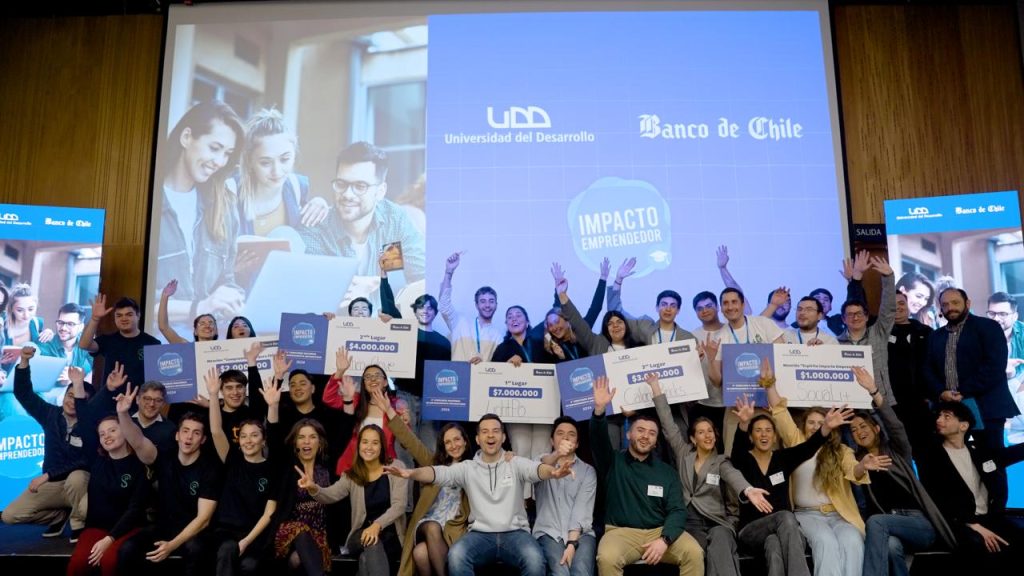 Banco de Chile y UDD invitan a universitarios a participar en el 5° Concurso Nacional Impacto Emprendedor